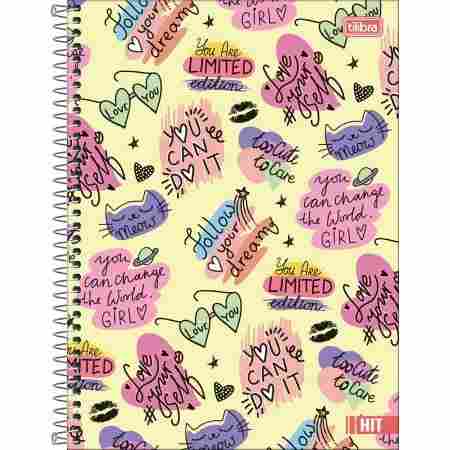 CADERNO 10X1 HIT FEMININO C.D.
